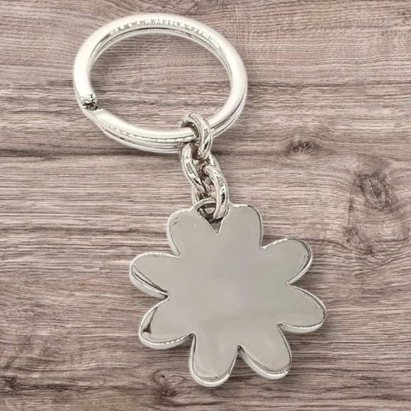 Coach Light Pink Floral Key Fob - Picture 2 of 4